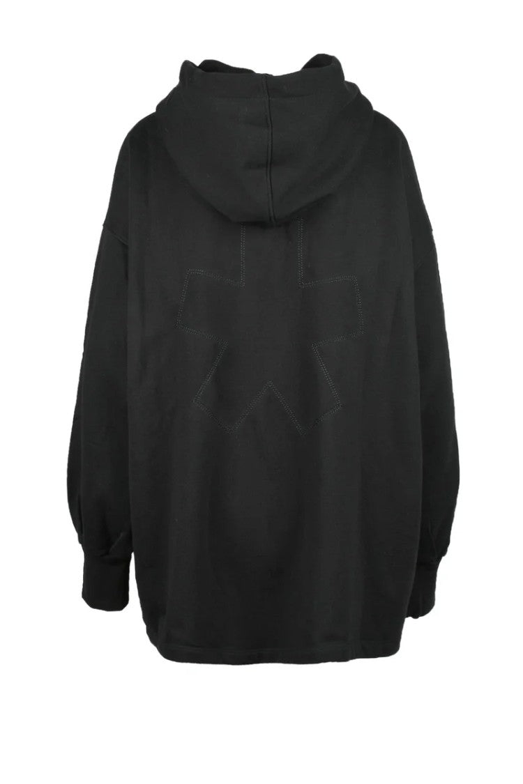Comme Des Fuckdown* Black Cotton Sweatshirt