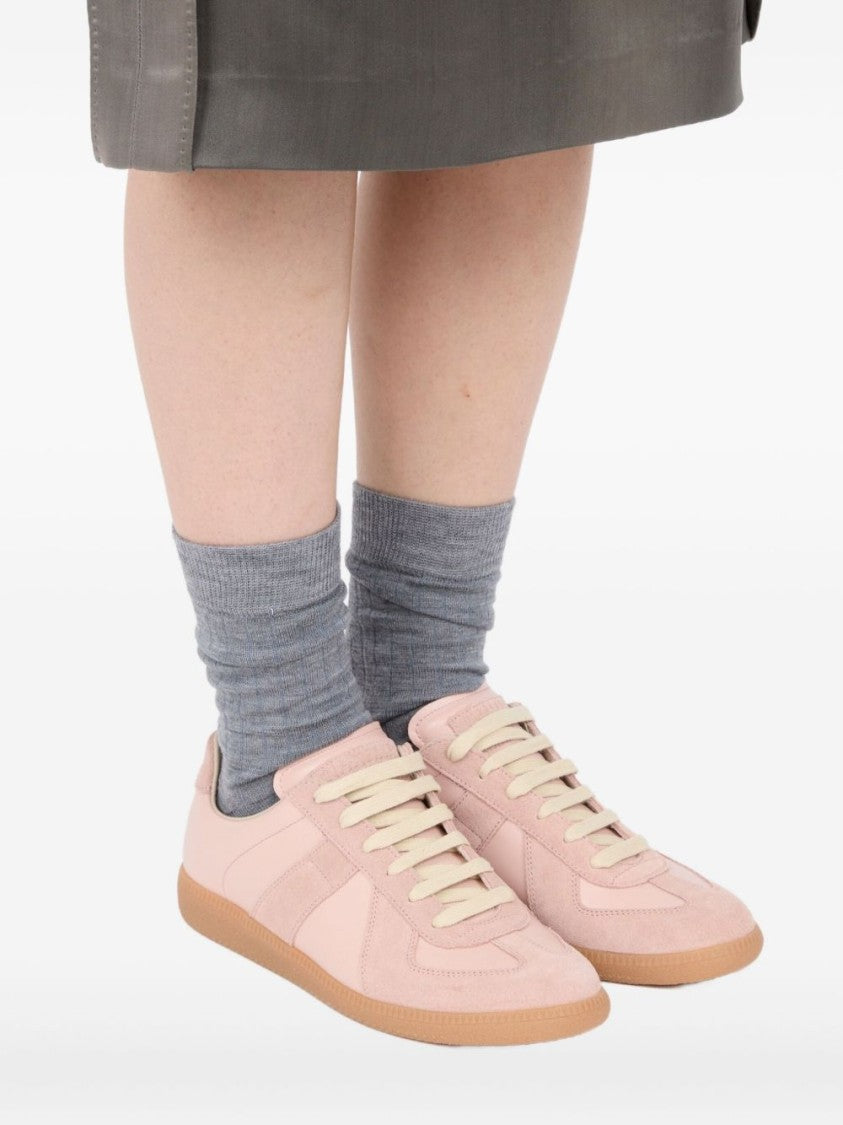Maison Margiela Low-Top Sneakers With Smooth