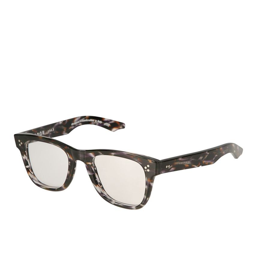 Kador Voyager 23 Classic Rectangular Tortoiseshell Sunglasses With Silver Accents