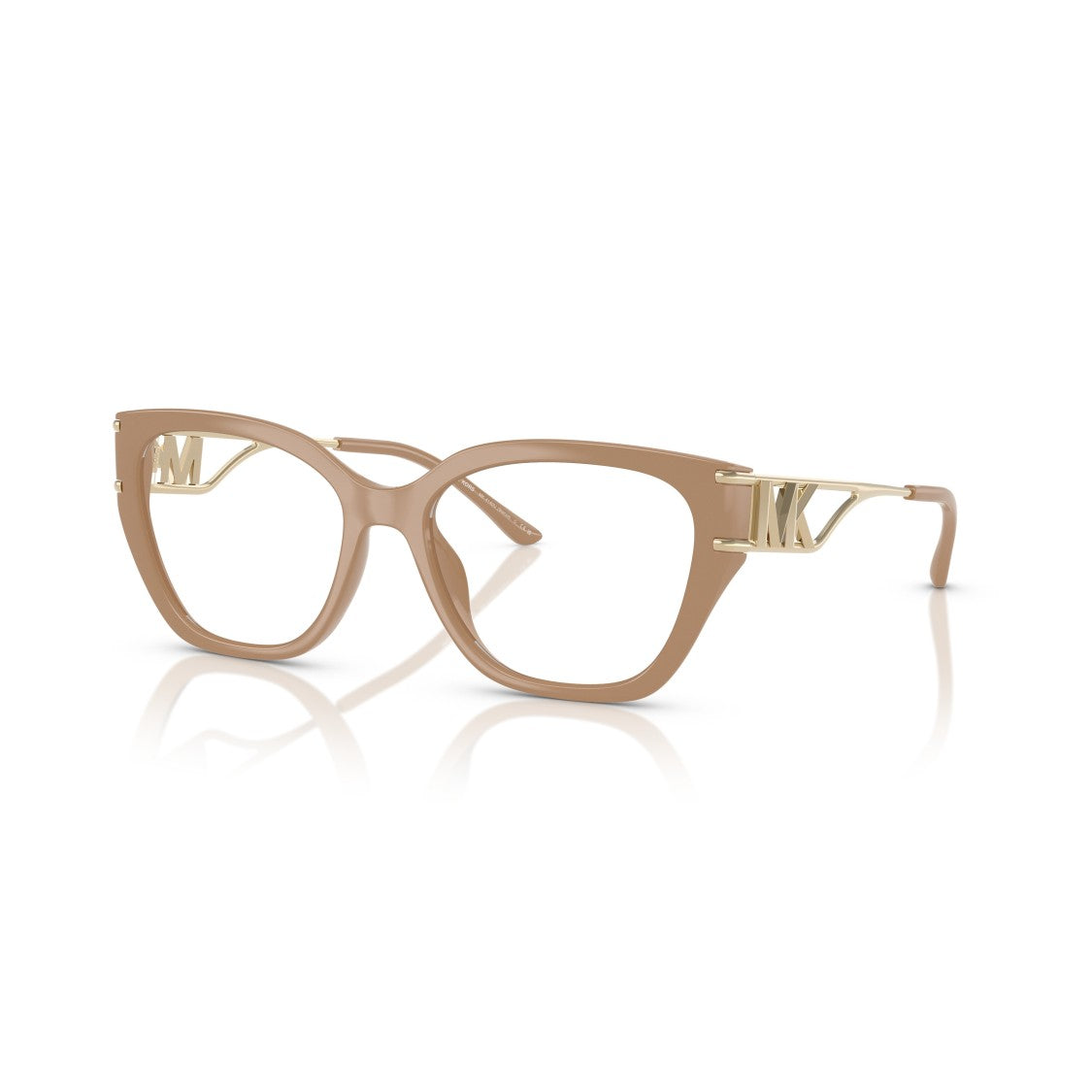 Michael Kors 0Mk4140u Bold Cat-Eye Eyeglasses With Gold-Tone Metal Arms