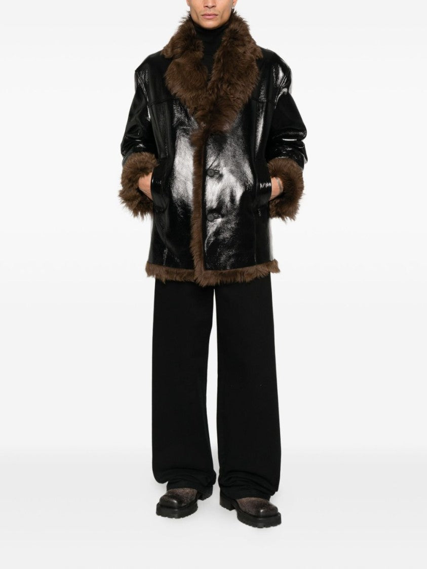 Diesel Glossy Black Coat