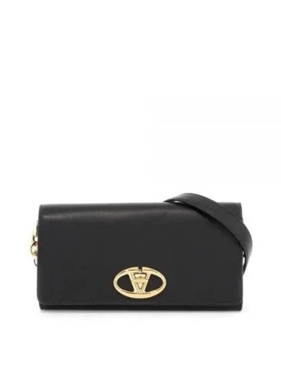 Valentino Garavani Rectangular Long Wallet In Smooth Calf Leather