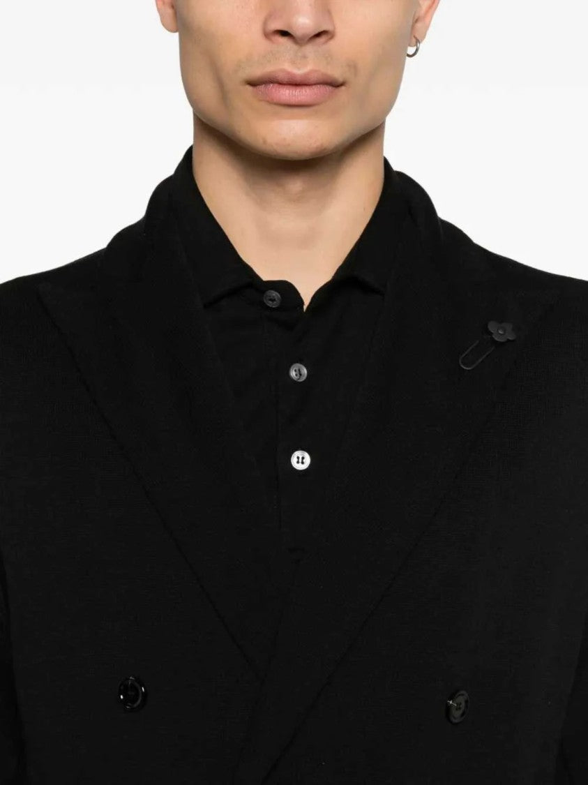 Lardini Double Breasted Tailored Classic Jacket