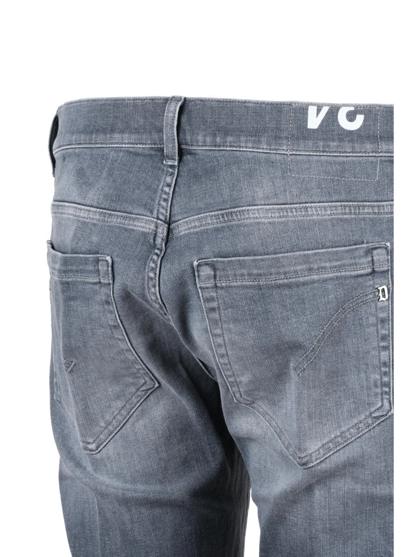 Dondup Grey George Skinny-Leg Stretch Jeans