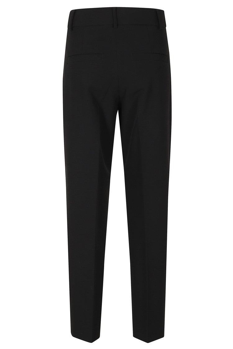 Seventy Black Straight-Leg Synthetic Pants