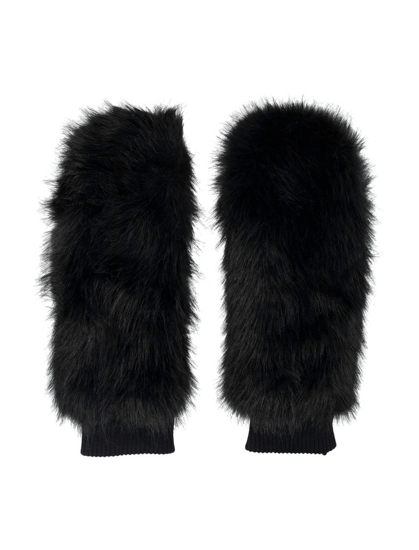Perfect Moment Faux Fur Mittens