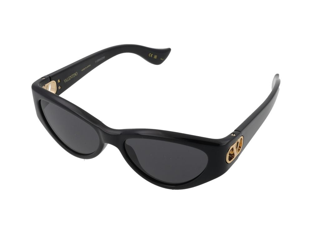 Valentino Black Vg0014s Bio-Injected Cat-Eye Sunglasses