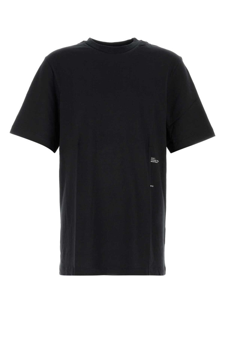 Oamc Black Cotton T-Shirt