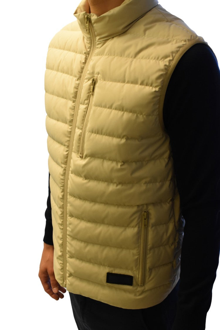 Fay Beige Nylon Quilted Down Jacket