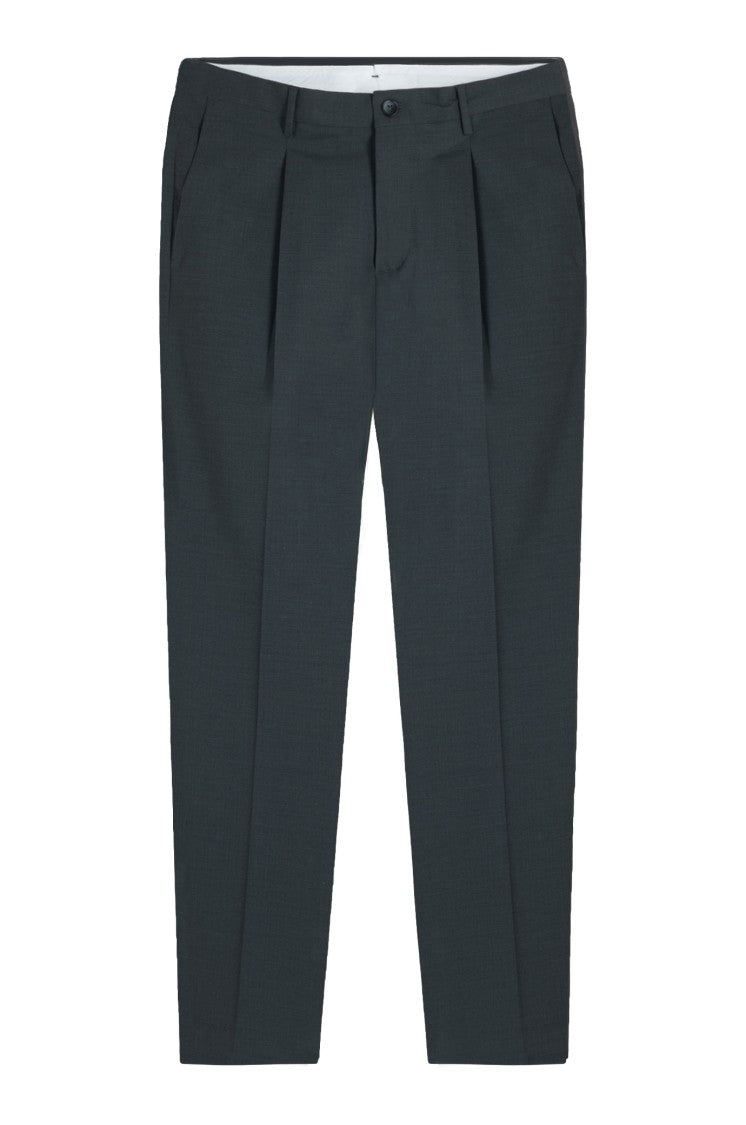 Gazzarrini X Michele Franzese Tailored Grey Trousers With Front Pleats