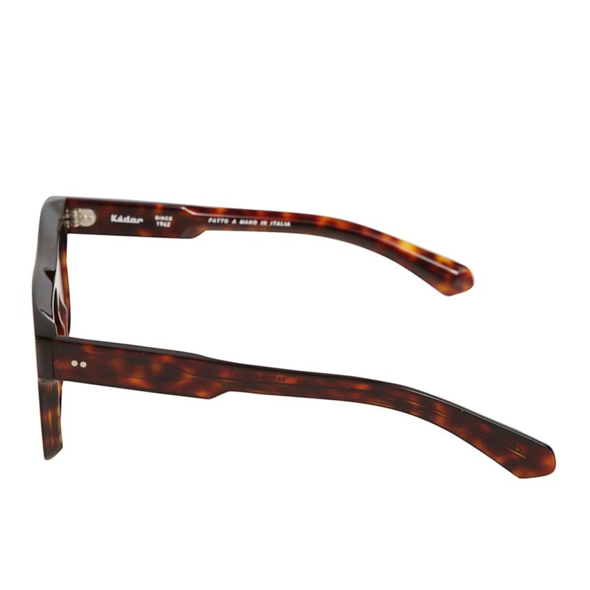 Kador Premium 7 Rectangular Tortoiseshell Sunglasses With Gradient Blue Lenses