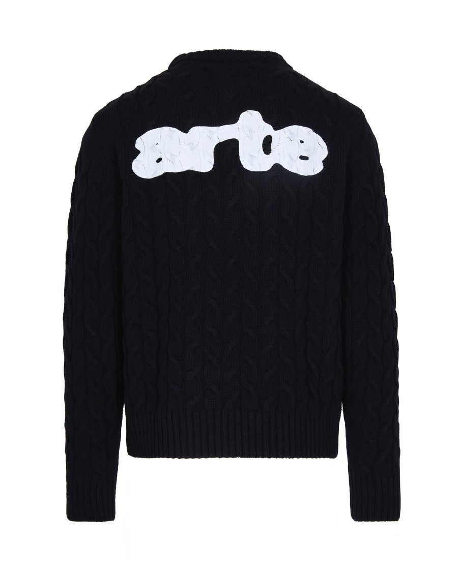 Arte Antwerp Arte Knit Black Sweatshirt