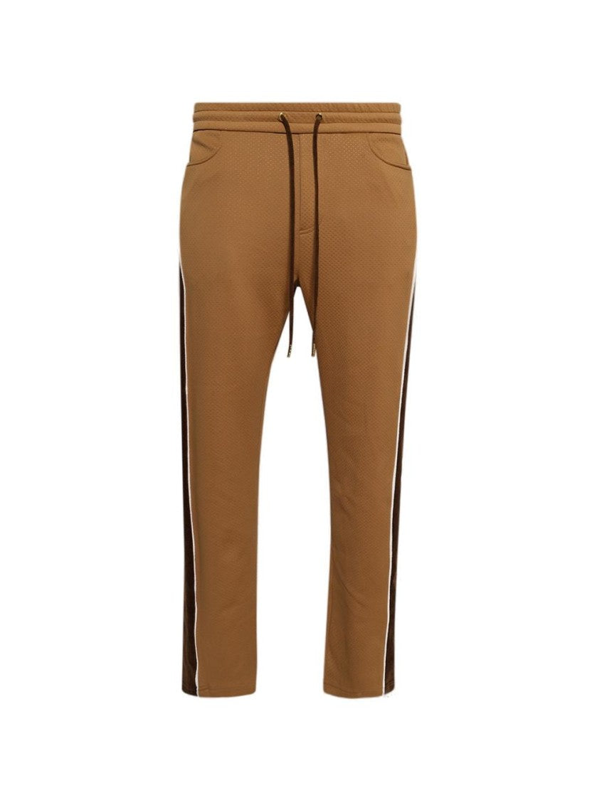 Casablanca Two Tone Track Pant - Biege And Brown