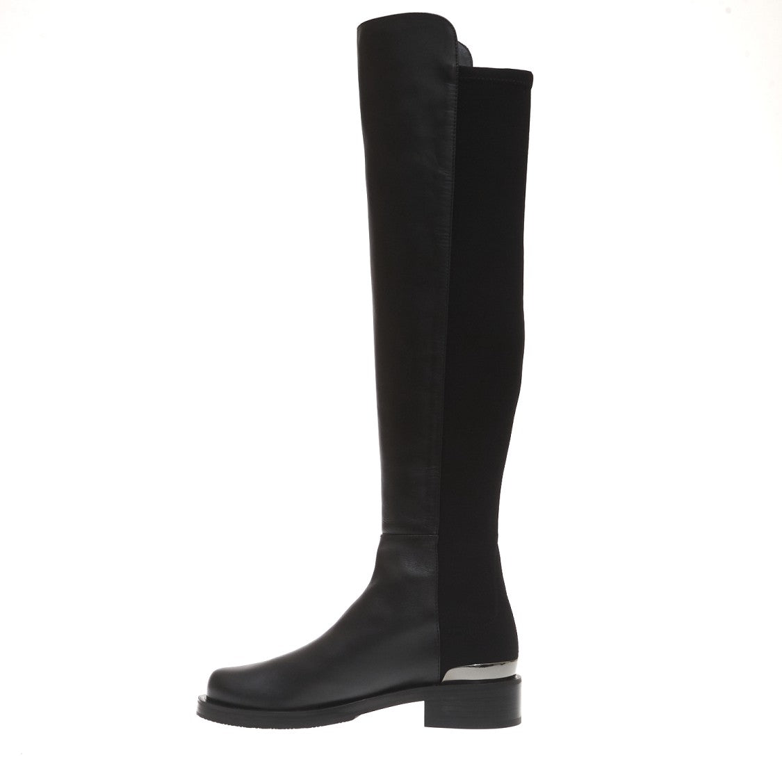 Stuart Weitzman Boot 50 50 Black Leather