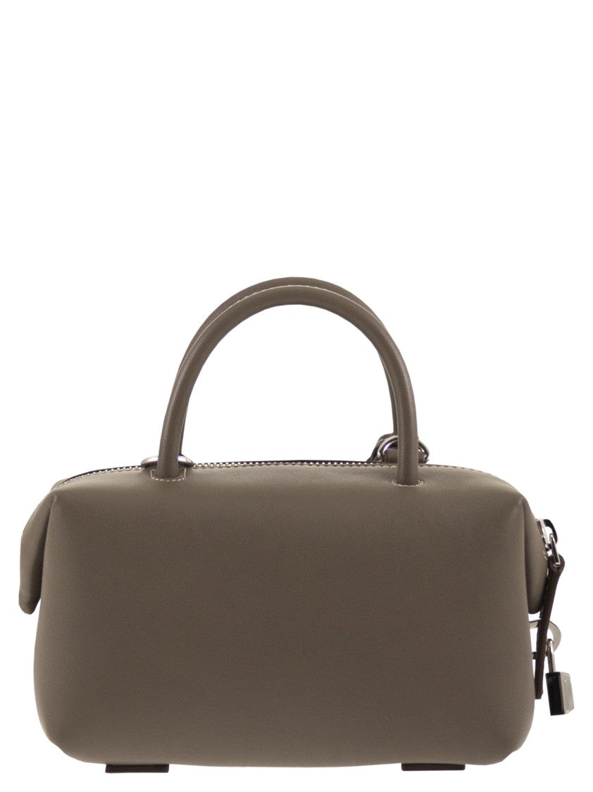 Max Mara Holdalls - Small Natural Leather Satchel