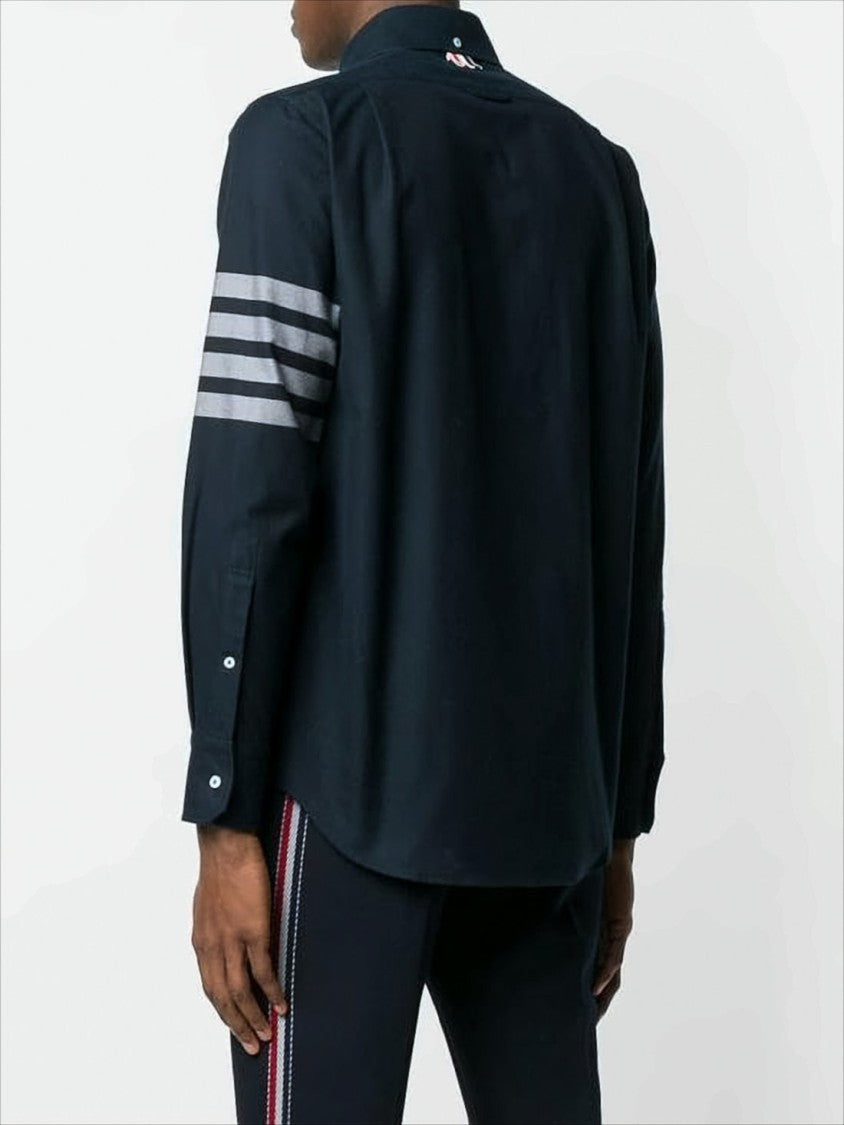Thom Browne Structured Long-Sleeve Button-Down Shirt