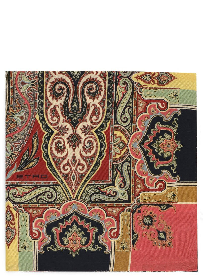 Etro Multicolor Cashmere And Silk Stole