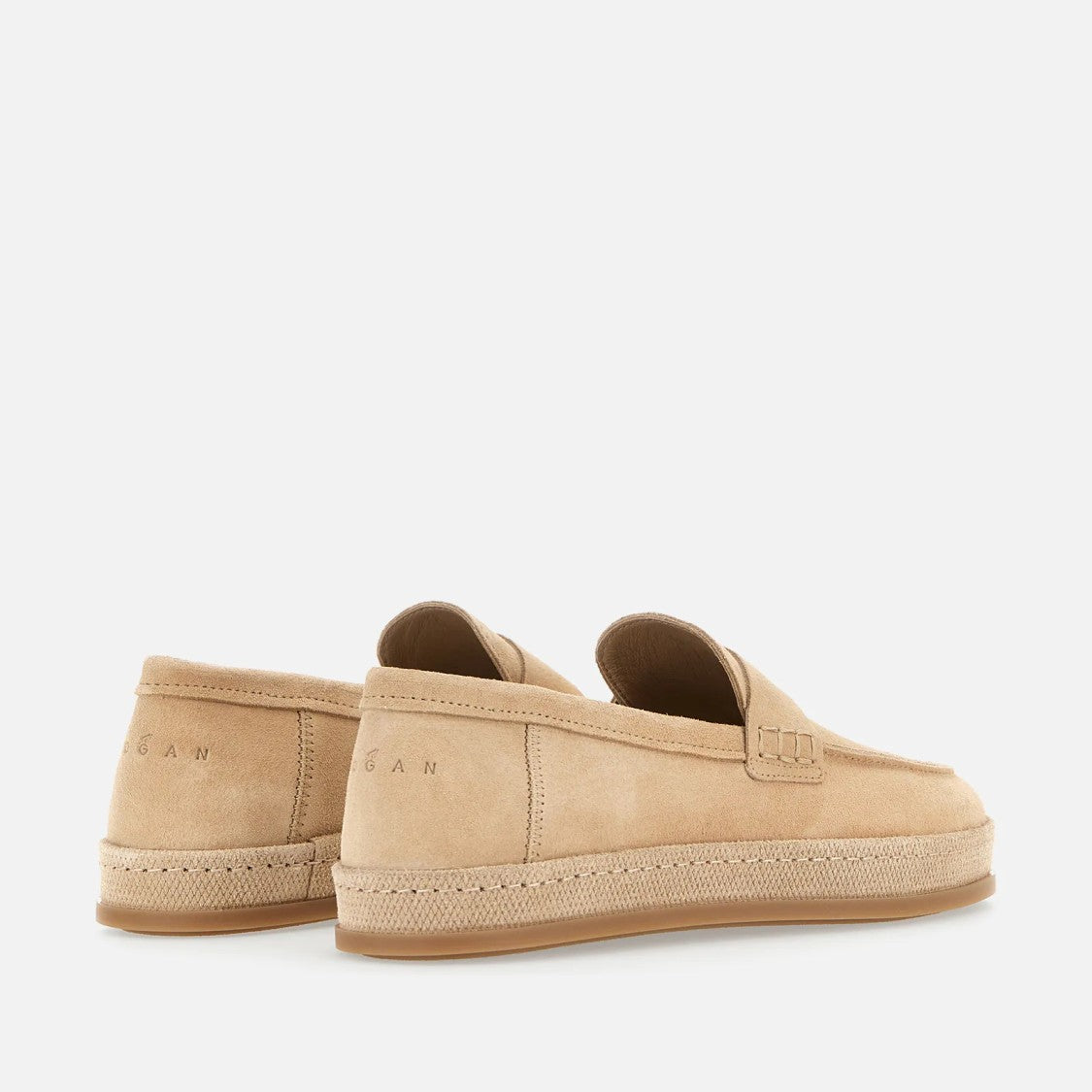 Hogan Classic Loafer-Style Flats With Rounded Toe