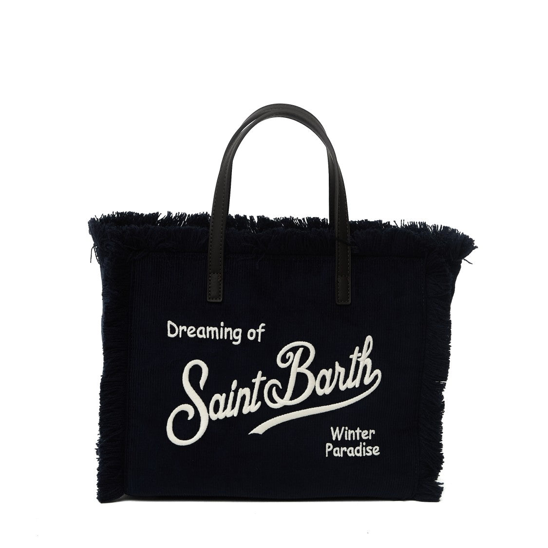Mc2 Saint Barth Blu Colette Corduroy Handbag