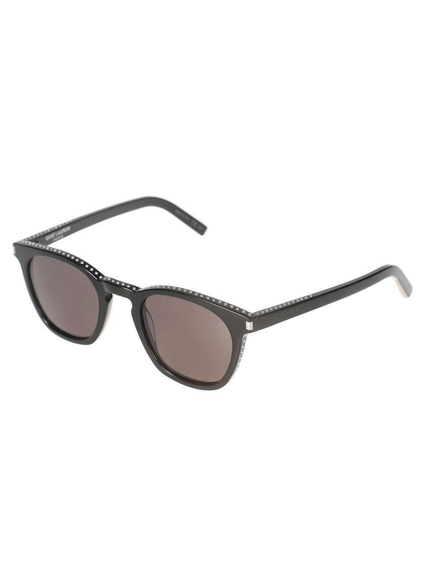 Saint Laurent Rectangular Acetate Sunglasses