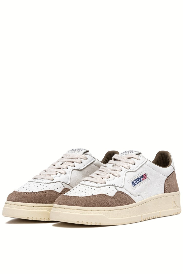 Autry Goat Leather And Suede Bimaterial Sneakers