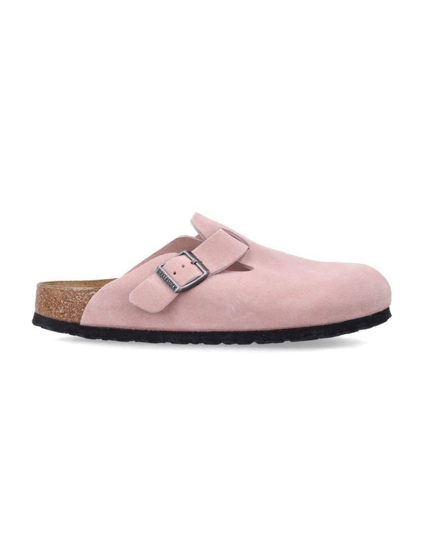 Birkenstock Boston Suede Adjust Metal Buckle Sandals