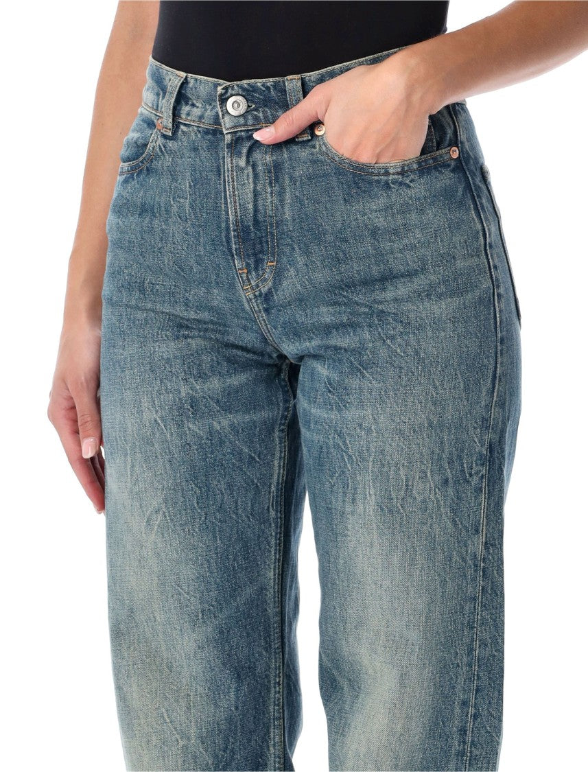 Our Legacy Relaxed Vintage Wash Straight-Leg Jeans