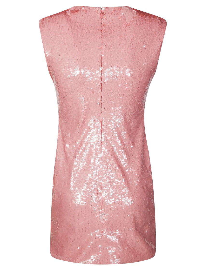 J. W. Anderson Shimmering Sleeveless Mini Shift Dress