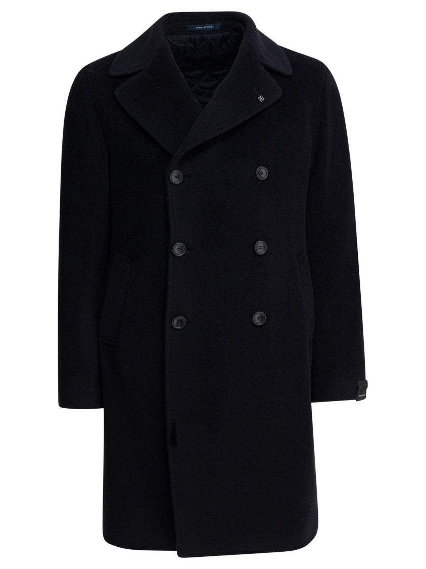 Tagliatore Double-Breasted Wool Jacket With Tailored Silhouette