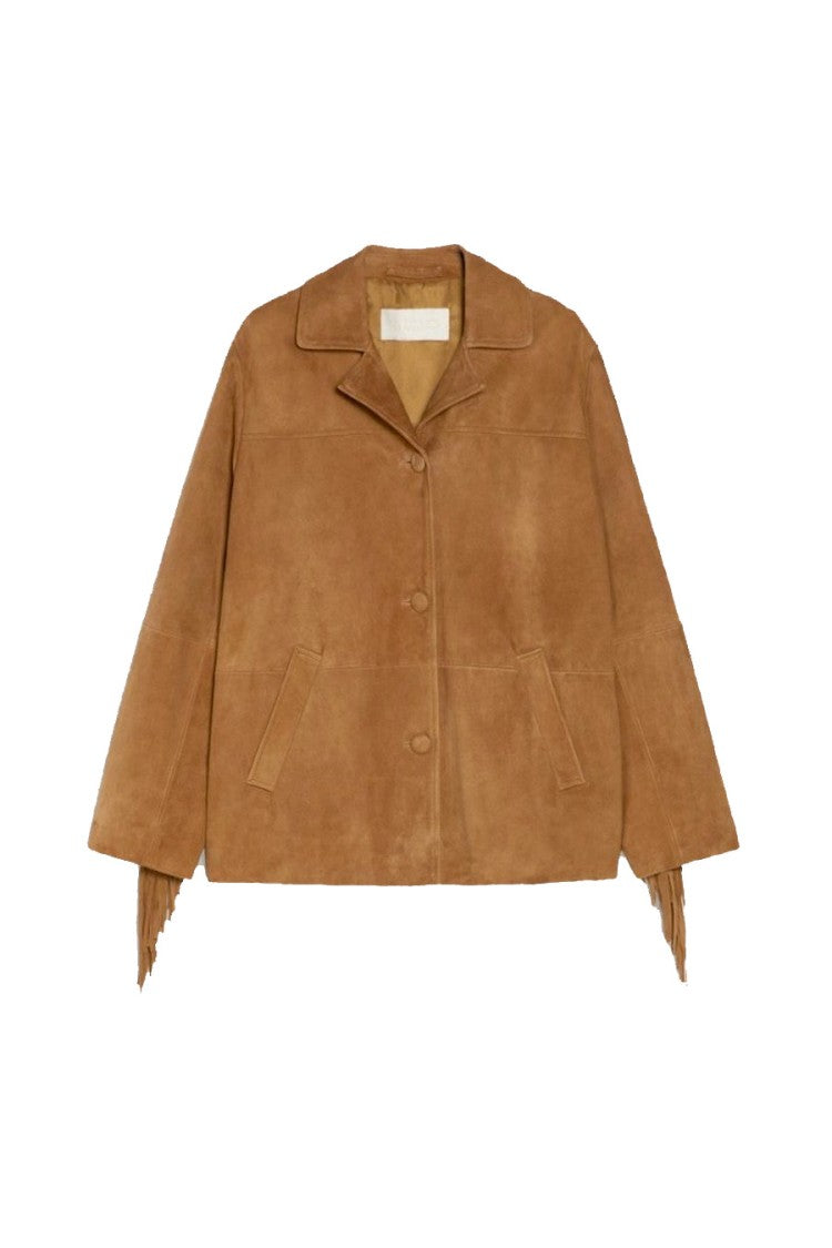 I Blues Beige Technical Nylon Zip-Up Jacket
