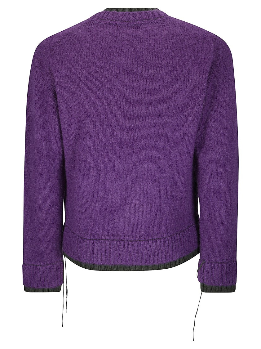Sacai Wool Knit Pullover Sweater