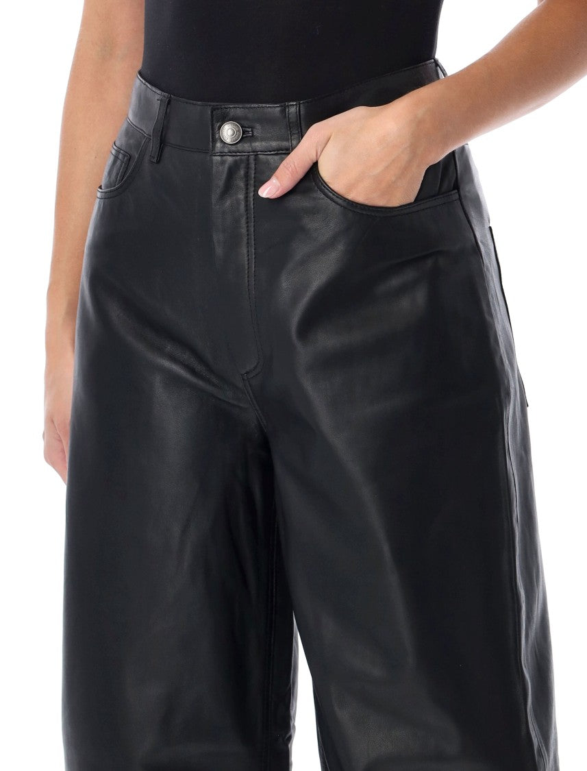 Rotate High-Waisted Voluminous Barrel Wide-Leg Pants