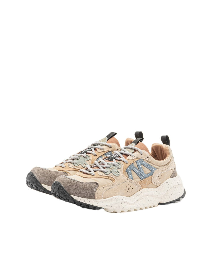Flower Mountain Bicolor Gray Suede Sneakers