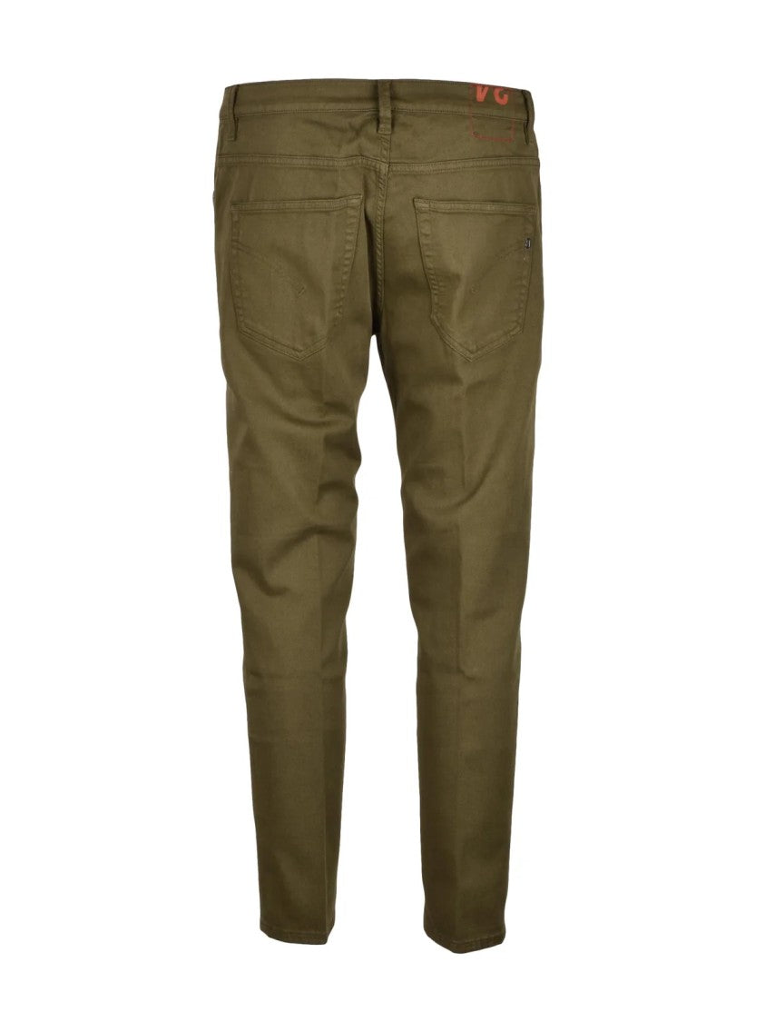 Dondup Green Brighton Cotton Elastomultiester Elastane Jeans