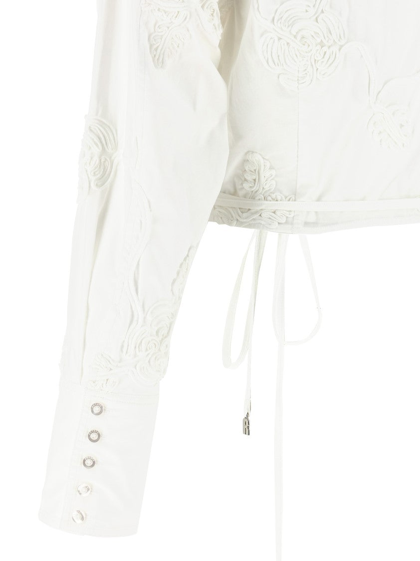 Rotate Birger Christensen 'Wrap Cotton' Shirt