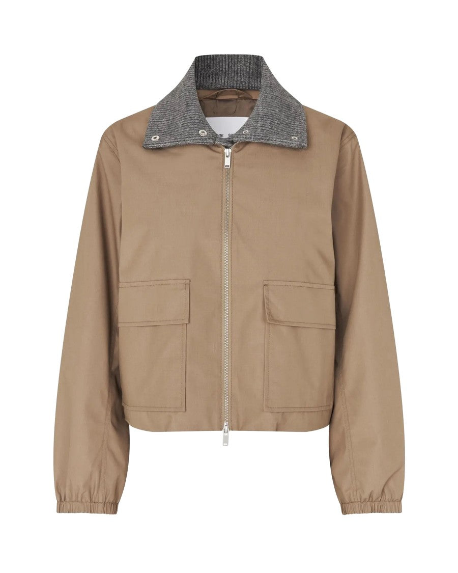 Samsøe Samsøe Lead Gray Sabianco Padded Jacket