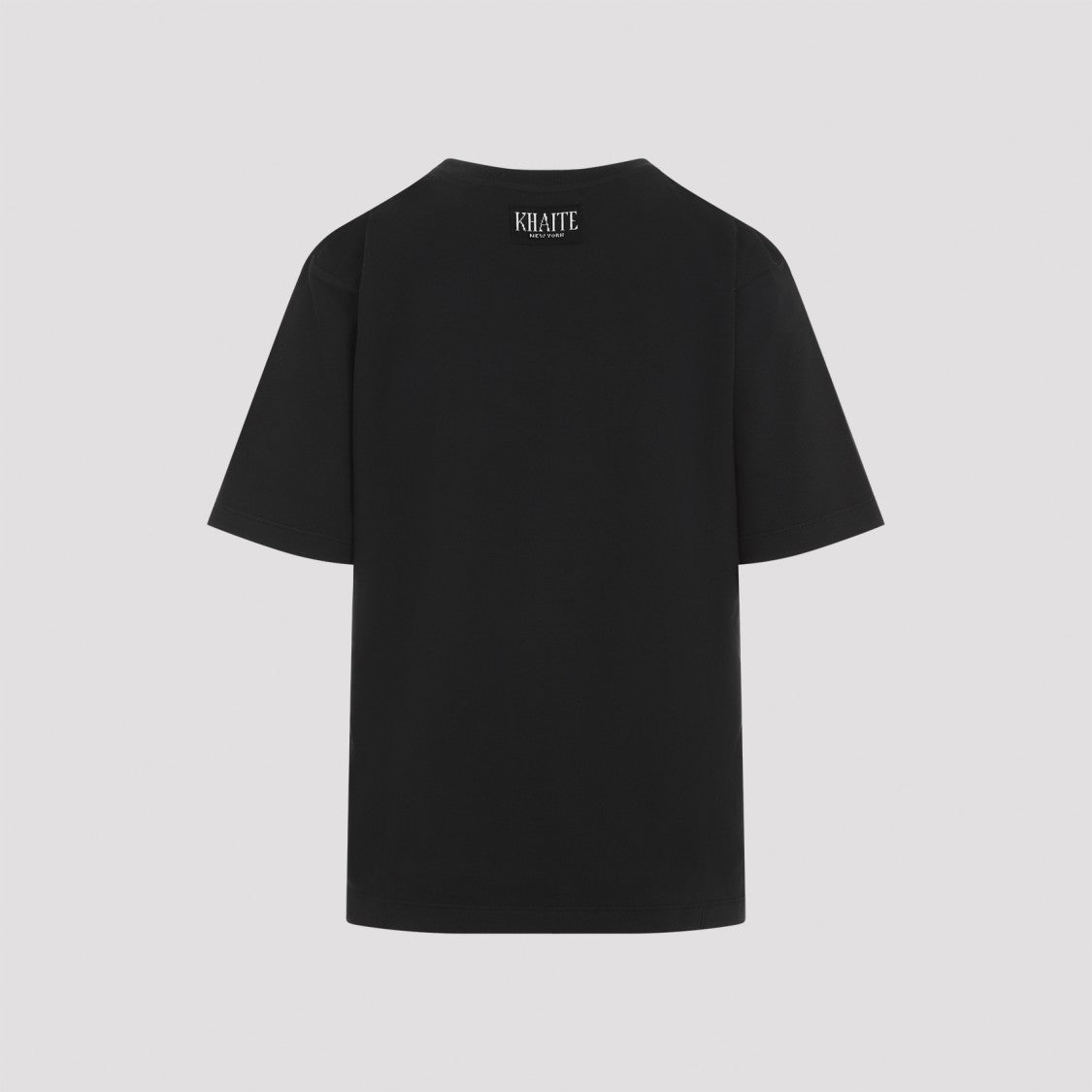 Khaite Mae Ss Black Cotton T-Shirt