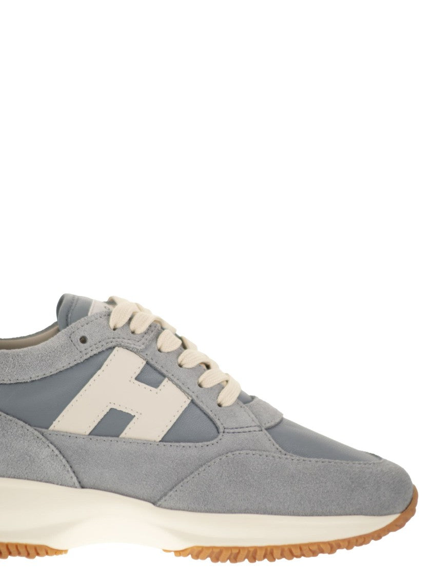 Hogan Interactive - Suede And Fabric Trainers