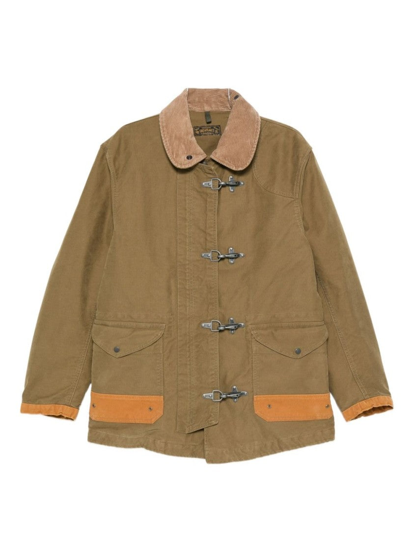 Chesapeake's Brownish-Green Jacket With Corduroy Collar
