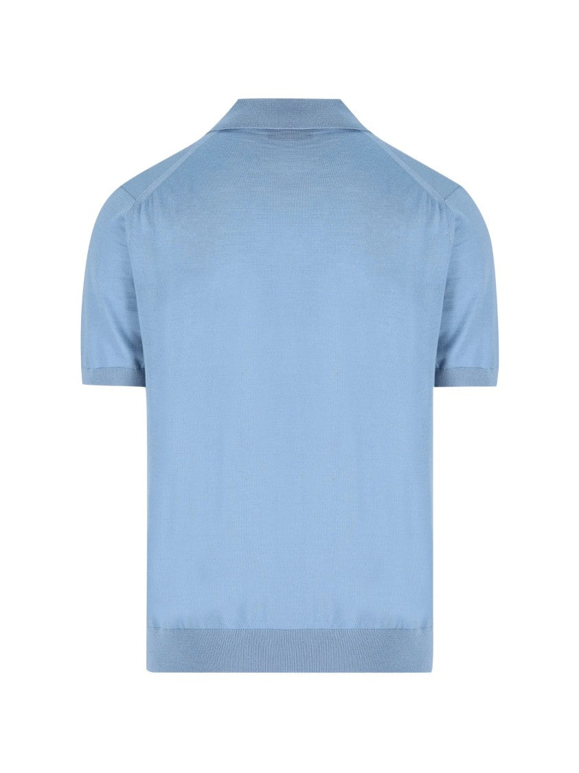 Prada Short-Sleeved Fabric Polo Shirt