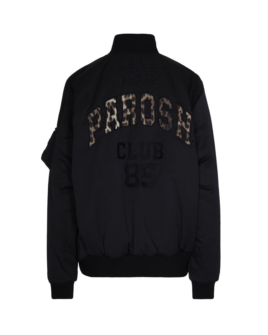 P.A.R.O.S.H. Animalier Print Reversible Bomber