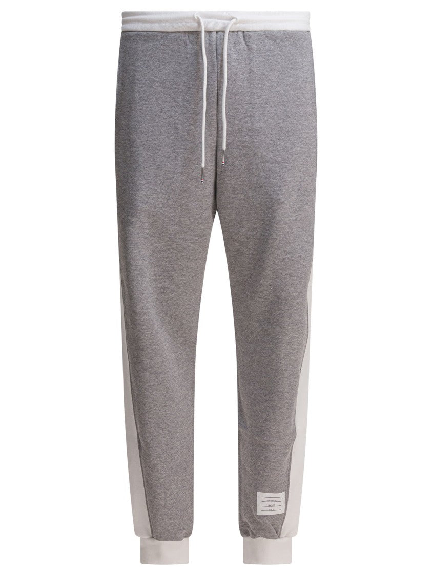 Thom Browne Engineered 4-Bar Grey Sweatpants