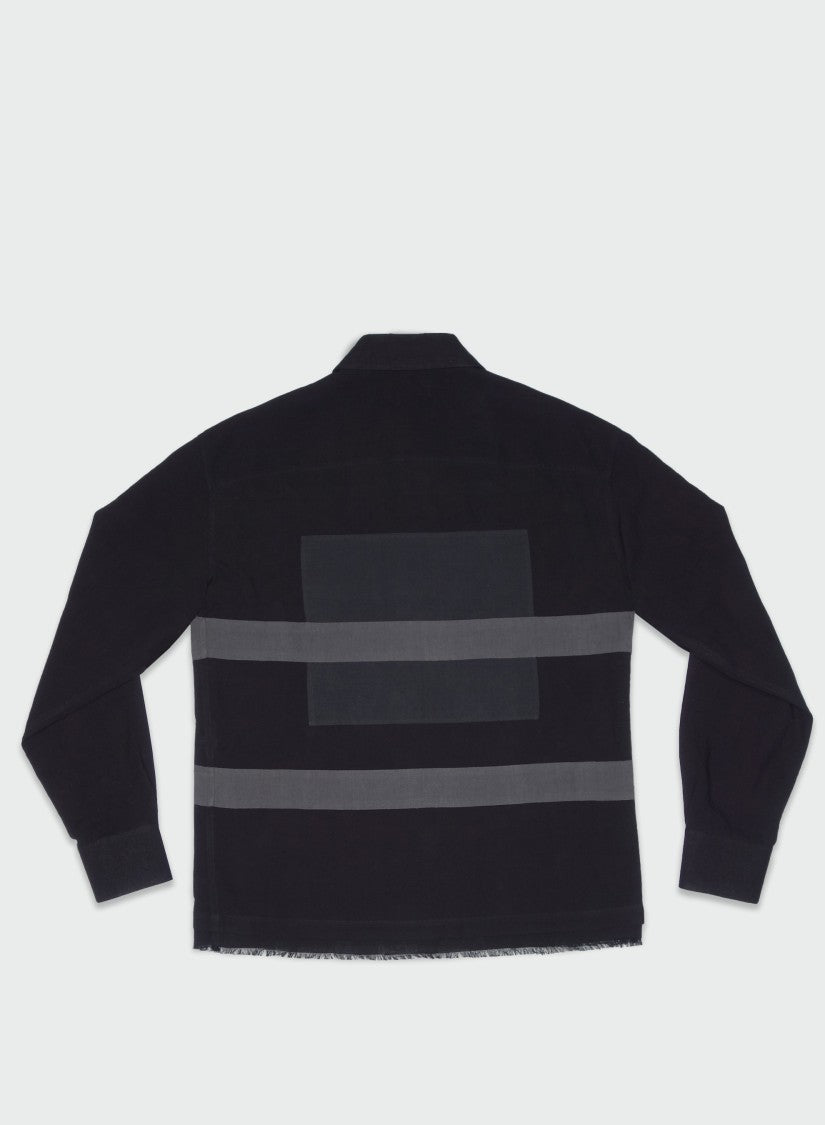 Craig Green Harness Detail Cotton Shirt With Pointed Collar