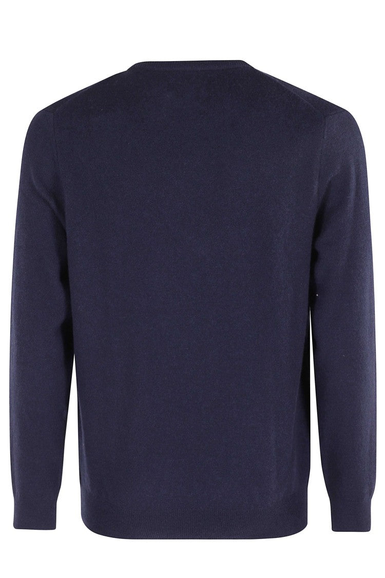 Polo Ralph Lauren Navy Crewneck Merino Wool Pullover Sweater