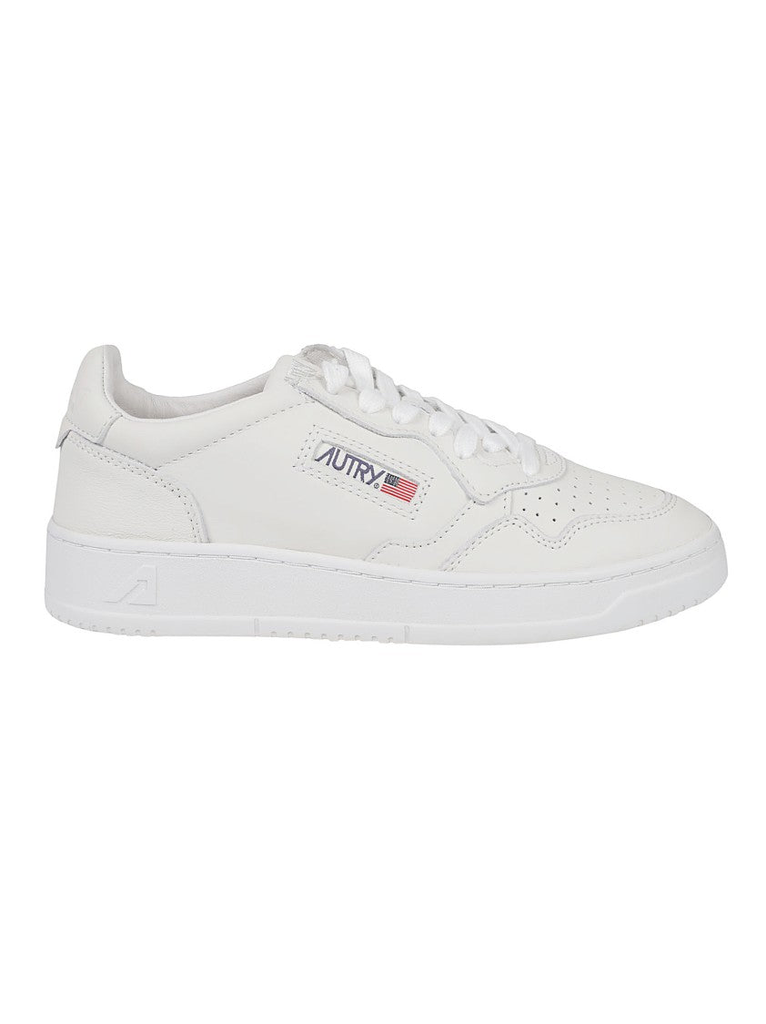 Autry Medalist Low Top Goat Skin Sneakers