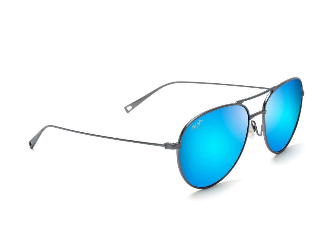 Maui Jim Walaka Metal Aviator Sunglasses