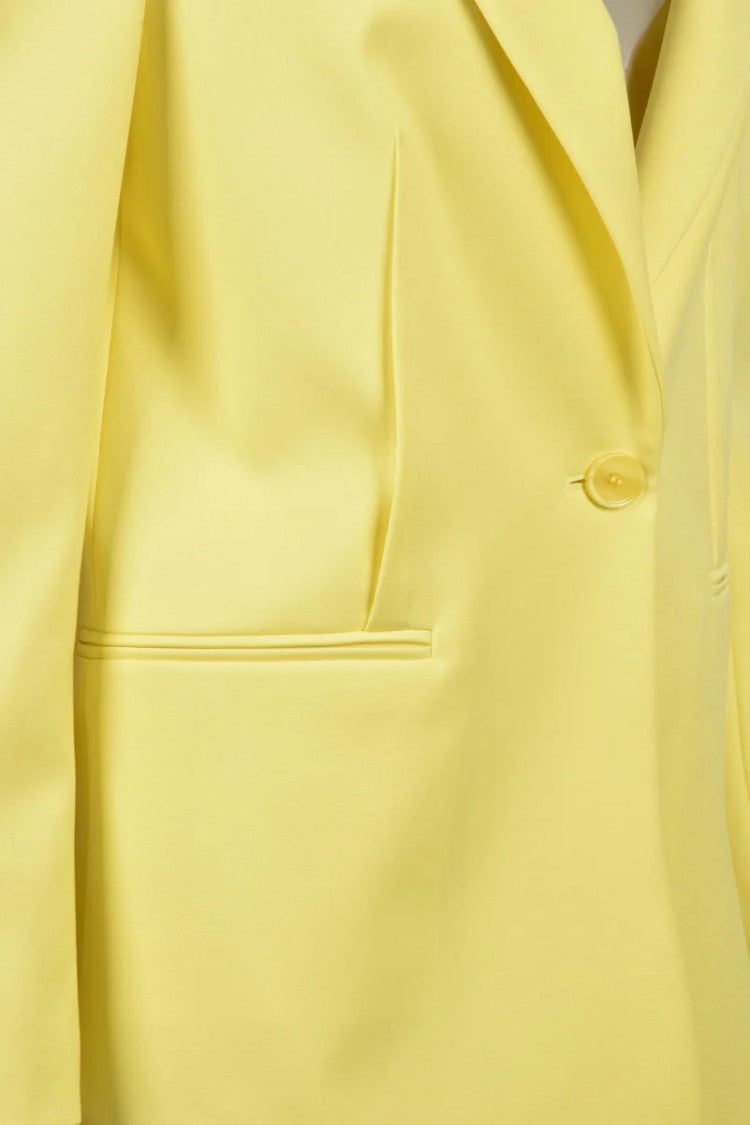 Patrizia Pepe Straight Jacket - Yellow