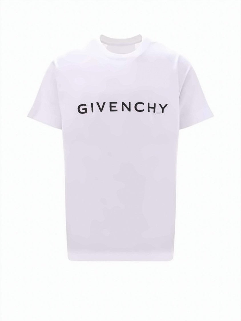 Givenchy Relaxed Fit Short-Sleeve T-Shirt With Bold Logo Print