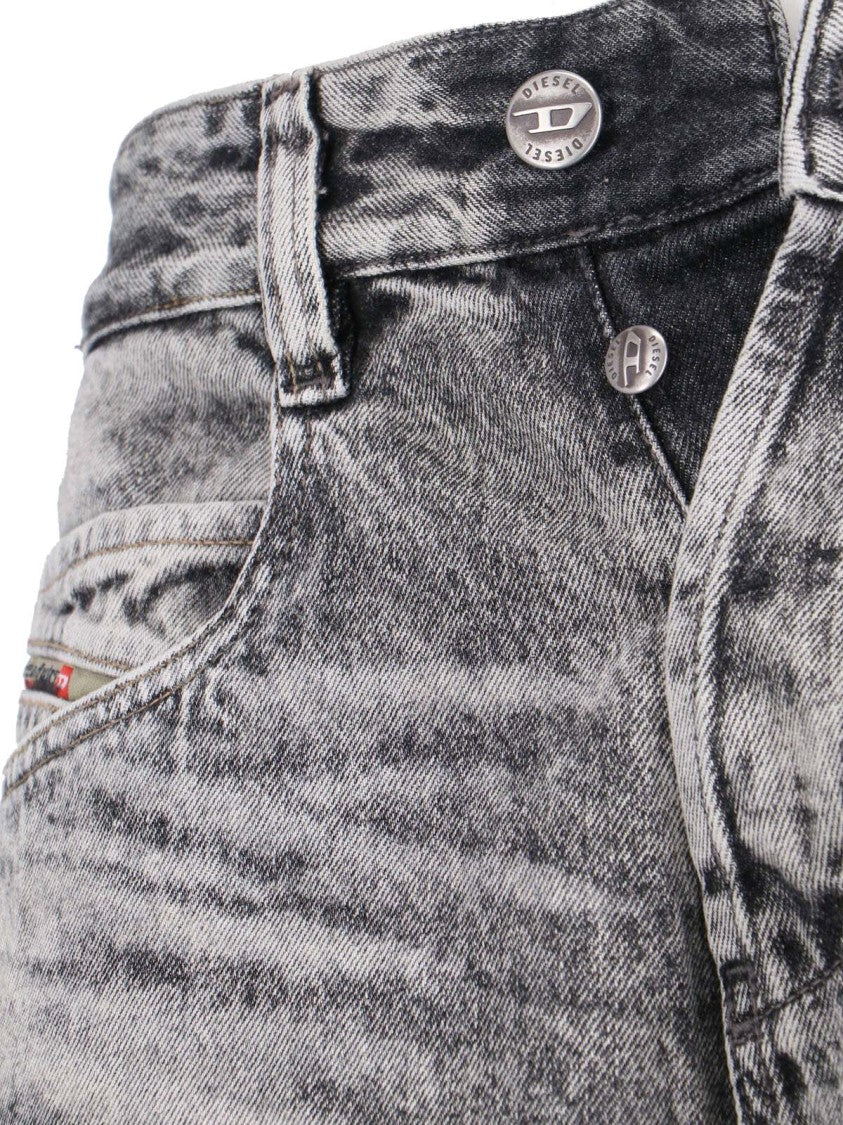 Diesel "02" Baggy Jeans – Grey