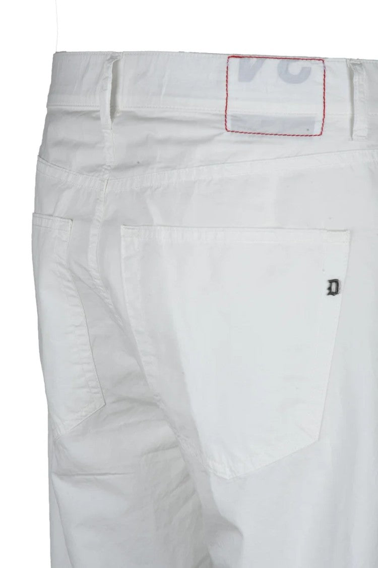 Dondup Pants Cotton/Silk - White